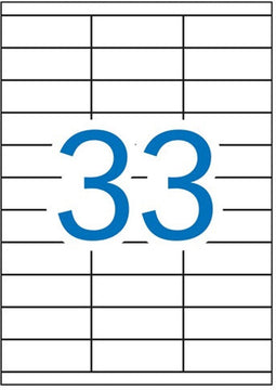 Apli laser A4 etiketten 70x25 | 4mm 3300x