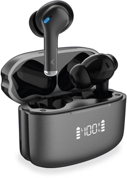 Ksix Noise Cancel 3 - In-ear oordopjes - Actieve noise-cancelling - Draadloos - Zwart