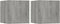 vidaXL - Tv-wandmeubelen - 2 - st - 30,5x30x30 - cm - grijs - sonoma - eikenkleurig