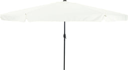 vidaXL - Tuinparasol - met - LED-verlichting - 395x245 - cm - zandwit