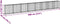 vidaXL - Schanskorf - 800x50x100 - cm - gegalvaniseerd - ijzer - zilverkleurig