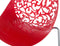 MUMFORD - Eetkamerstoel - Rood - Synthetisch materiaal