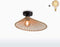 GOOD&MOJO Plafonniere Bromo - Bamboe - Asymmetrisch - Ø50cm - Scandinavisch,Bohemian