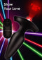 XR Brands Laser Fuck Me - Butt Plug met Afstandsbediening - Medium black