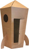 Kartonnen Speel Raket - Speelhuis - Kartonnen speelgoed - 100% recyclebaar - 98x68x7 cm - Helemaal te versieren met verf - Cadeau van duurzaam karton - KarTent