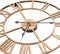 vidaXL - Wandklok - 40 - cm - metaal - goudkleurig