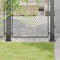vidaXL - Paondervoeten - vierkant - 4st - 91x91mm - gepoedercoat - staal - antraciet