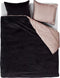 Beddinghouse Dutch Design Astro - Dekbedovertrek - Fluweel en katoensatijn - Zwart - Lits-Jumeaux 240x200/220