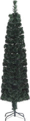 vidaXL - Kunstkerstboom - met - standaard - smal - 210 - cm - glasvezel
