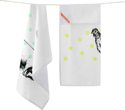 Set van 2 theedoeken Dot | Blanc