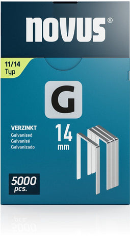 Novus 042-0769 - Nieten platte draad Type 11 14 mm x 10.6 mm (5000 stuks)
