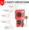 BMS 12V 4S 300A Balance - Smart WiFi Bluetooth BMS with 5A Active Cell Balancing, Supports RS485 CAN