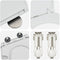 vidaXL - Snelle - Ontgrendelbare - Toiletzitting - met - Zachte - Sluiting - Duroplast - Wit