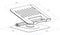 TooQ PH-DAFNE-G - Monitor - Opvouwbaar 360º draaibaar - Grijs