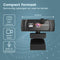 Audyn Webcam - 5MP - 2K Full HD - Ruisonderdrukkende Microfoon - Zwart