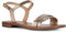 GEOX D SOZY Q A - Sandalen - Verstelbare pasvorm met gespsluiting - Goud/Zilver - Maat 39
