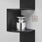 Wandrek Bolt - Zwart - 19,5x19,5x123 cm