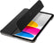 Apple iPad Air 5 10.9 (2022) Hoes - Spigen - Liquid Air Serie - Kunstlederen Bookcase - Zwart - Hoes Geschikt Voor Apple iPad Air 5 10.9 (2022)
