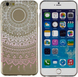 MP Case - Apple iPhone 6 / 6s - TPU case mandala design - Flexibel