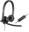 Logitech H570e - On-Ear Headset - USB-A - Stereo - Ruisonderdrukkende microfoon - Zwart