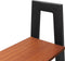 Bobbel Home Boekenkast – industrieel – open kast - metaal/hout – zwart/bruin – 137,5cm hoog x 56cm breed x 34cm diep – 4 legplanken – ladderkast