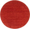 Vloerkleed MOMO Rugs Panorama Uni Rond Red Vloerkleed - 150 rond - Rond - Laagpolig,Rond Tapijt - Modern - Rood