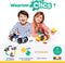 Clics Builders - Bouwblokken 5-in-1 - Duurzaam speelgoed van gerecycled kunststof - Educatief speelgoed (123 stuks)