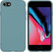 iMoshion Hoesje Geschikt voor iPhone 7 / 8 / SE (2020) / SE (2022) Hoesje Siliconen - iMoshion Color Backcover - Donkergroen