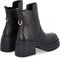 Liu Jo Carrie 06 - Enkellaarzen - Leer - Hakhoogte 3-4 cm - Zwart (39)