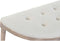 Kruk DKD Home Decor 125 x 43 x 48 cm Natuurlijk Beige Rubberwood Plastic