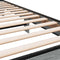 vidaXL - Bedframe - bewerkt - hout - en - metaal - grijs - sonoma - eiken - 75x190 - cm
