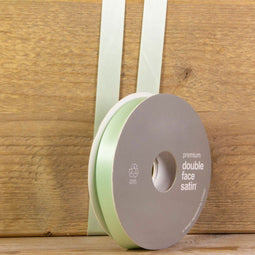 Satijn lint 16 mm groen op rol van 25 meter