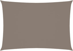 vidaXL - Zonnescherm - rechthoekig - 3,5x4,5 - m - oxford - stof - taupe
