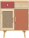 vidaXL - Dressoir - met - lades - 60x30x75,5 - cm - bewerkt - hout