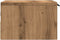 vidaXL - Nachtkastjes - 2 - st - wandgemonteerd - 34x30x20 - cm - artisanaal - eiken