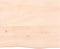 vidaXL - Tafelblad - 60x50x2 - cm - onbehandeld - massief - eikenhout