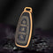 Autosleutel hoesje - TPU Sleutelhoesje - Sleutelcover - Autosleutelhoes - Geschikt voor Ford - goud - K3 - Ford Fiesta, Ford Puma, Ford Focus, Ford Kuga, Ford Mustang, Ford Mustang Mach e, Ford Explorer, Ford E-Tourneo, Ford Transit, Ford Transit Co