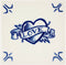 Royal Delft Schiffmacher Royal Blue Tattoo - Delfts blauw tegel Love