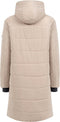 Life Line Howitt Fake Down Parka Dames Beige Maat 3xl
