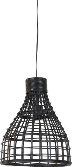Light & Living Hanglamp Puerto - Rotan Zwart - Ø34cm