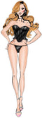 Ondergoed Set Bombshell Boudoir Zwart (S)