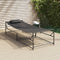 vidaXL - Ligbed - - - Antraciet - - - 200x74x73 - cm - - - Staal - & - Textilene