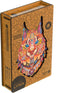 UNIDRAGON Houten Puzzel Voor Volwassenen Dier - Voorzichtige Lynx- 105 stukjes - Small 17x25 cm