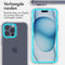 imoshion Hoesje Geschikt voor iPhone 15 Pro Max Hoesje - imoshion Stand Backcover - Transparant