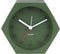 Alarm clock Hexagon concrete green