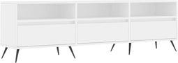 vidaXL - Tv-meubel - 150x30x44,5 - cm - bewerkt - hout - wit