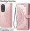 iMoshion Hoesje Geschikt voor Honor 90 Hoesje Met Pasjeshouder - iMoshion Mandala Bookcase - Rosé Goud