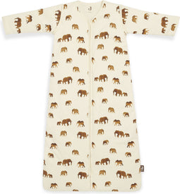 Jollein Savannah - Babyslaapzak 70cm - Afritsbare mouwen TOG 3.0/2.0 - Chestnut/Ivory