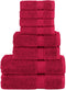 vidaXL - 8-delige - Handdoekenset - SOLUND - 600 - g/m² - rood