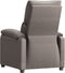vidaXL Fauteuil verstelbaar stof taupe